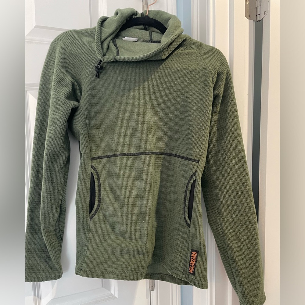 Melanza Micro Quilted Hoodie.